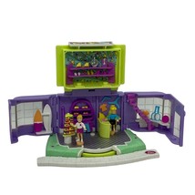 Polly Pocket Magic Movin&#39; Sports Shop with 2 Figurines 2000 - £18.96 GBP