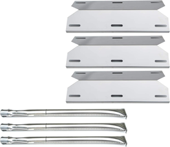 Gas Grill Burners &amp; Heat Plates Stainless Steel 3 Burner NEW - £25.50 GBP