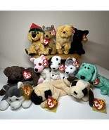 Vintage Ty Beanie Babies-Lot of 12 DOGS No Duplicates 1996-2003 Original... - $30.00