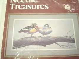 Needle Treasures Winter Retreat Ducks Birds 20x10&quot; ColorArt Crewel Kit 0... - £15.81 GBP