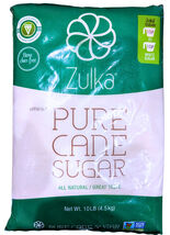Zulka Pure Cane Granulated Sugar 10 Pound Bag EXP 09/2027 - $389.07 MXN