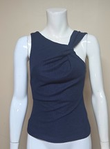 Sunday in Brooklyn Navy Asymmetric Strappy Tank Top Size XS NEW - €25,42 EUR