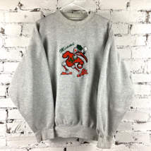 Miami Hurricanes Sweatshirt Unisex Size XL Midwest Embroidery Vintage Collegiate - £39.54 GBP