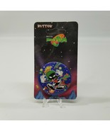Vintage Space Jam Warner Bros Marvin the Martian Round Pinback Button 1996 - $24.63
