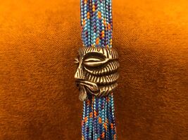 Brass Tiki Knife Lanyard Bead, Copper EDC Charm - $6.99