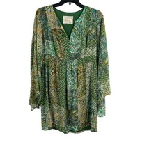 Anthropologie Floreat Amelia Silk Kimono Sleeve Dress Size 4 - £29.98 GBP