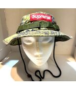 Supreme Embroidered Brim Crusher Olive green Bucket Hat New York City SS... - $123.74