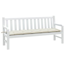 Garden Bench Cushion Melange cream 100% polyester - $2,439.64 MXN