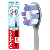 Colgate Renewal Ultra Soft Toothbrush 2-Pack High Density Floss Tip Bristles - £10.14 GBP