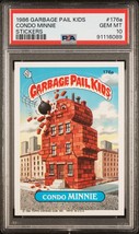 1986 Topps Garbage Pail Kids Series 5 OS5 Condo Minnie 176a Psa 10 Gem Mint Gpk - £88.76 GBP