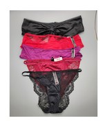 5 Pairs Victorias Secret Brazilian Cheeky Panty Sexy Lace NWT Size L NEW! - $102.77 CAD