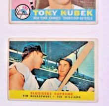 1958 Topps #321 Ted Williams Ted Kluszewski Sluggers Supreme VG - $22.46