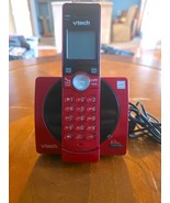 VTECH RED CORDLESS PHONE MODEL CS6919-16 ENERGY STAR LAND LINE UNTESTED - $214.50 MXN