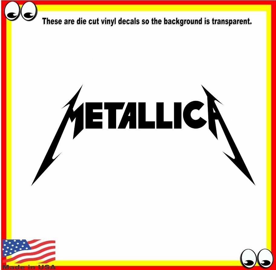 Primary image for Metallica Name Sticker Decal for car van truck laptop bike
