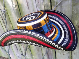 Colombian Hat~~Fino Sombrero Vueltiao~~Colombia, Flag Colors All Sizes Available - £58.45 GBP