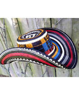 COLOMBIAN HAT~~FINO SOMBRERO VUELTIAO~~COLOMBIA, FLAG COLORS ALL SIZES A... - $1,368.30 MXN