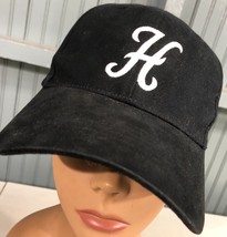 Pacific Letter H Logo Black Adjustable Baseball Hat Cap - $17.34