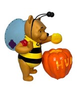 Disney Winnie The Pooh Hunny Pot Halloween Bumble Bee Lighted Pumpkin De... - $51.31 CAD