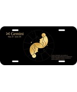 GEMINI ZODIAC HOROSCOPE ASTROLOGY NOVELTY METAL LICENSE PLATE 1B - $238.97 MXN