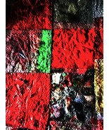 Patchwork texture image art,Recycle plastic image art,Abstract texture,A... - $4.10