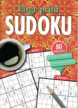 Large Print Sudoku Puzzle - Easy - Medium - Expert - All New Puzzles Vol.23 - £5.58 GBP