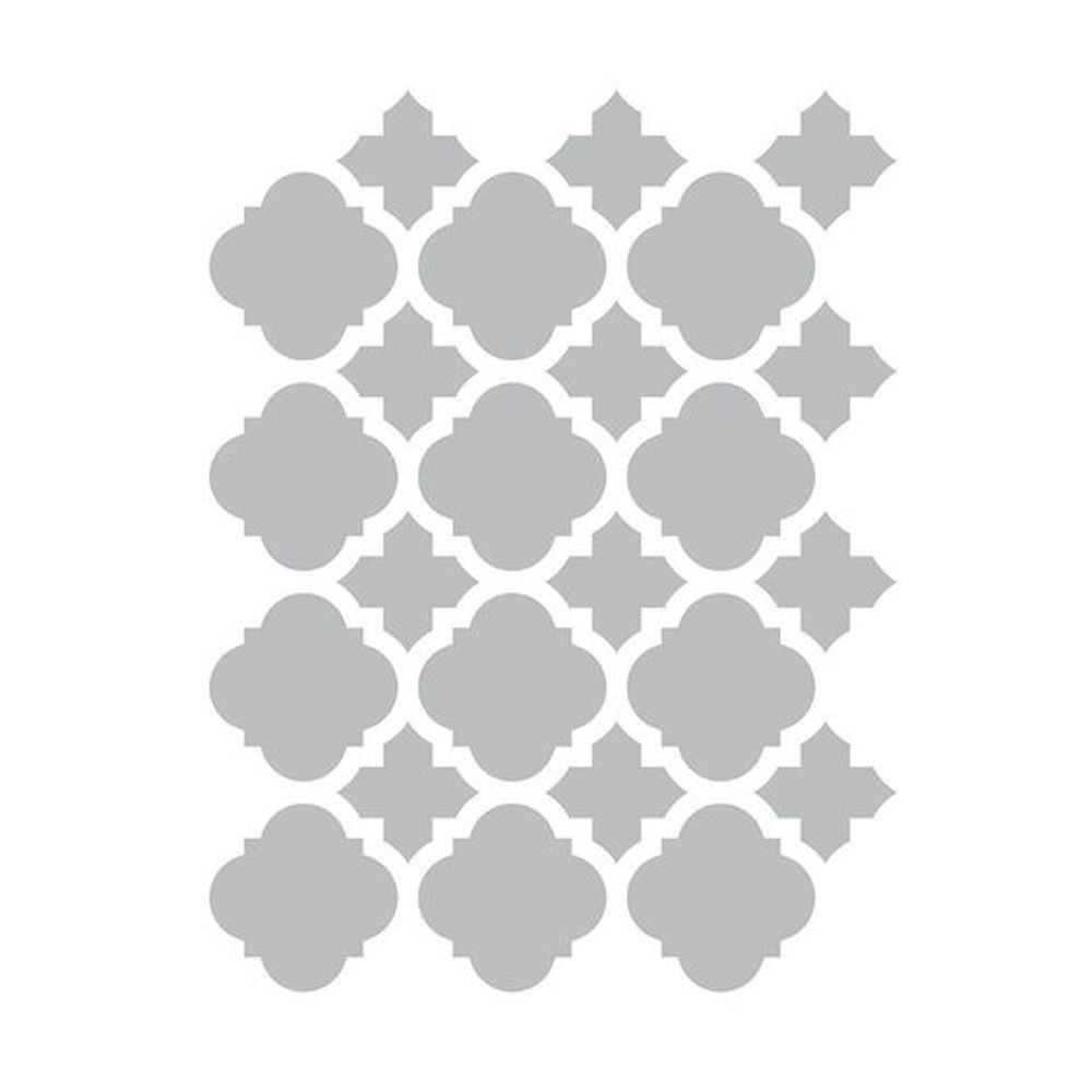 Primary image for Liberty SNL002-CL10" x 10" Vintage Inspired Clear Quatrefoil Furniture Stencil
