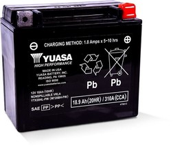 Yuasa Factory Activated Maintenance Free Battery YTX20HL-PW YUAM720BH-PW... - £127.55 GBP
