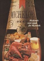 Michelob Light Beer Advertising Metal  Sign 8x12in Vintage Mancave Man C... - $452.17 MXN