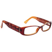 Fendi Eyeglasses F809 238 Transparent Brown Rectangular Frame Italy 51[]... - $1,472.66 MXN