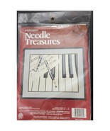Inspiration on Ivory Needlework Piano Keys Crewel Needle Treasures RARE ... - £9.89 GBP