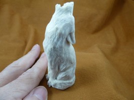 wolf-w71 white sitting howling Wolf shed ANTLER figurine Bali detailed w... - £105.88 GBP