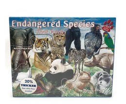 Melissa &amp; Doug Floor Puzzle 24 Piece Jumbo Endangered Species #401 Seale... - £19.13 GBP