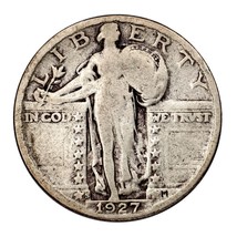 1927-S Silver Standing Liberty Quarter 25C (Very Good, VG Condition) - £57.25 GBP