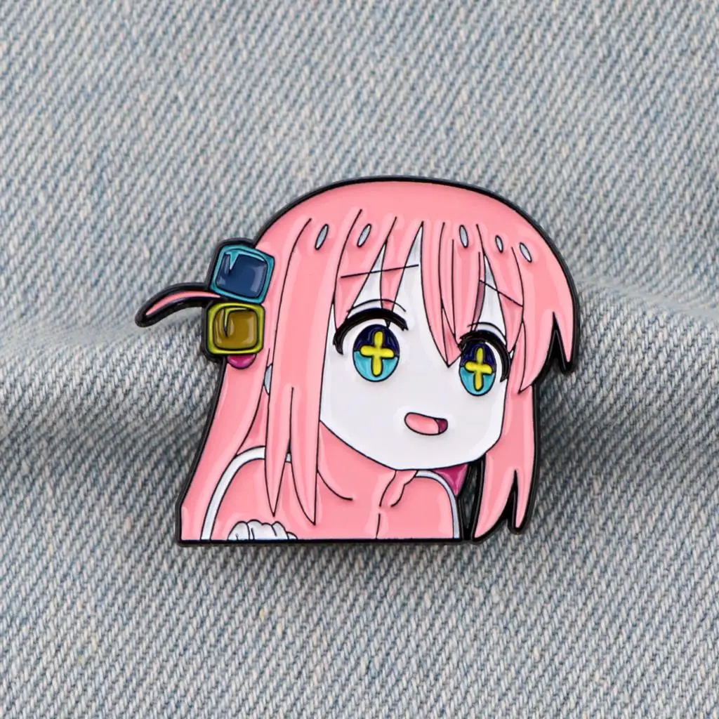 BOCCHI THE ROCK Brooches Backpack Badge Japanese Lapel Pins for Backpacks Anime - £6.68 GBP+
