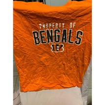 Reebok Property Of The Bengals Shirt Size Large - £15.63 GBP