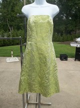 Nwt Ann Taylor Gorgeous Green Strapless Dress 8 $169 - £54.91 GBP