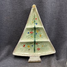 HOLT HOWARD VINTAGE CANDY CHRISTMAS TREE SERVER 1950s - £19.39 GBP