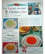 Campbell’s Soup Christmas Time Print Magazine Advertisement 1950 - $8.21 CAD
