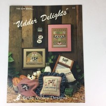 Bette Ashley Designs The Cow Book Udder Delights cross stitch booklet 19... - $7.92