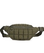 Resurgence Quilted Puffer Nylon Belt Bag Crossbody Sling Bag Olive - €42,12 EUR