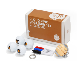 Kakao Friends Golf Cloud 9 Egg Liner Set 4 Balls Set Choonsik Golf Acces... - $62.91