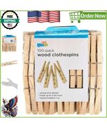 Classic Brown Clothespins, 100-Pack - 3.25 Inch Spring-Loaded for Heavy ... - $227.90 MXN