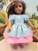 homemade 18" doll american girl/madame alexander promenade pi dress doll clothes - $28.35