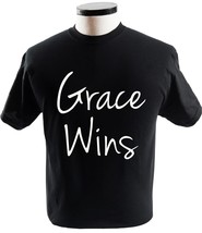 Grace Wins Shirt Vintage Inspirational Christian T Shirt Religion T-Shirts - £13.55 GBP+