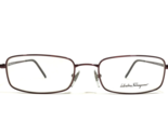 Salvatore Ferragamo Eyeglasses Frames 1614 505 Shiny Burgundy Red 53-18-140 - £56.35 GBP