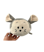 Bun Bun Gray Mouse Stacking Plush Animal 7&quot; Stuffed Animal Kids Soft  - £10.62 GBP