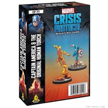 Captain America &amp; The Original Human Torch Marvel Crisis Protocol AMG - £43.95 GBP