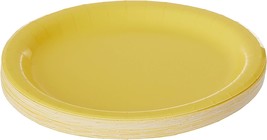 Creative Converting Touch of Color 24 Count Paper Dessert Plates, Mimosa, 6.75 i - £15.41 GBP