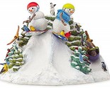 Lenox Snowboarding Snowman Figurine Shredding Snow Garden Birds Bywaters... - $74.00