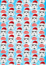 STORMTROOPERS Personalised Christmas Gift Wrap - Star Wars Wrapping Paper - £4.34 GBP